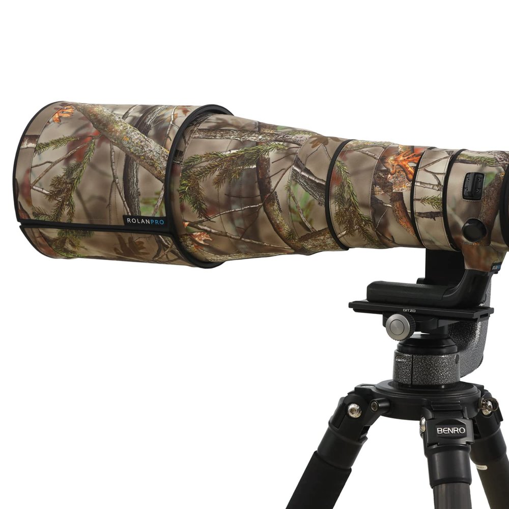 ROLANPRO Camouflage Lens Clothing Rain Cover for Canon EF 500mm F/4 L is II USM Lens Protection Sleeve Case-#20 Jungle Camo Waterproof