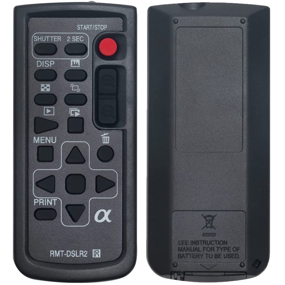 PerFascin RMT-DSLR2 Replacement Remote Control fit for Sony NEX Alpha SLT Digital Camera A6400 A9 A7RIII A7III A7RII A7SII A7II A7RM3 A7M3 A7RM2 A6500 A6300 A6000 A7SM2 A7M2 A7R A7S A7