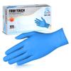 Glove Station Disposable Nitrile Gloves - 100-Count - Medical-Grade Non-Latex Gloves for Kitchen, Cleaning, and Cooking - Textured for Better Grip 4MIL-XL-Blue view 1