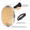 Andoer 90 * 60cm Portable Handheld Oval Collapsible 5in1 Multi Reflector with Gold/Sliver/White/Black/Translucent Colors for Photo Studio Photography view 2