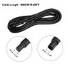 X AUTOHAUX 8 Pin 16.40ft 500cm Backup Camera Extension Cable Dash Camera Cord Wires Car Rear View Camera view 4