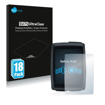 savvies Screen Protector Compatible with Sigma BC 14.0 WL Protection Film Clear 18-Pack
