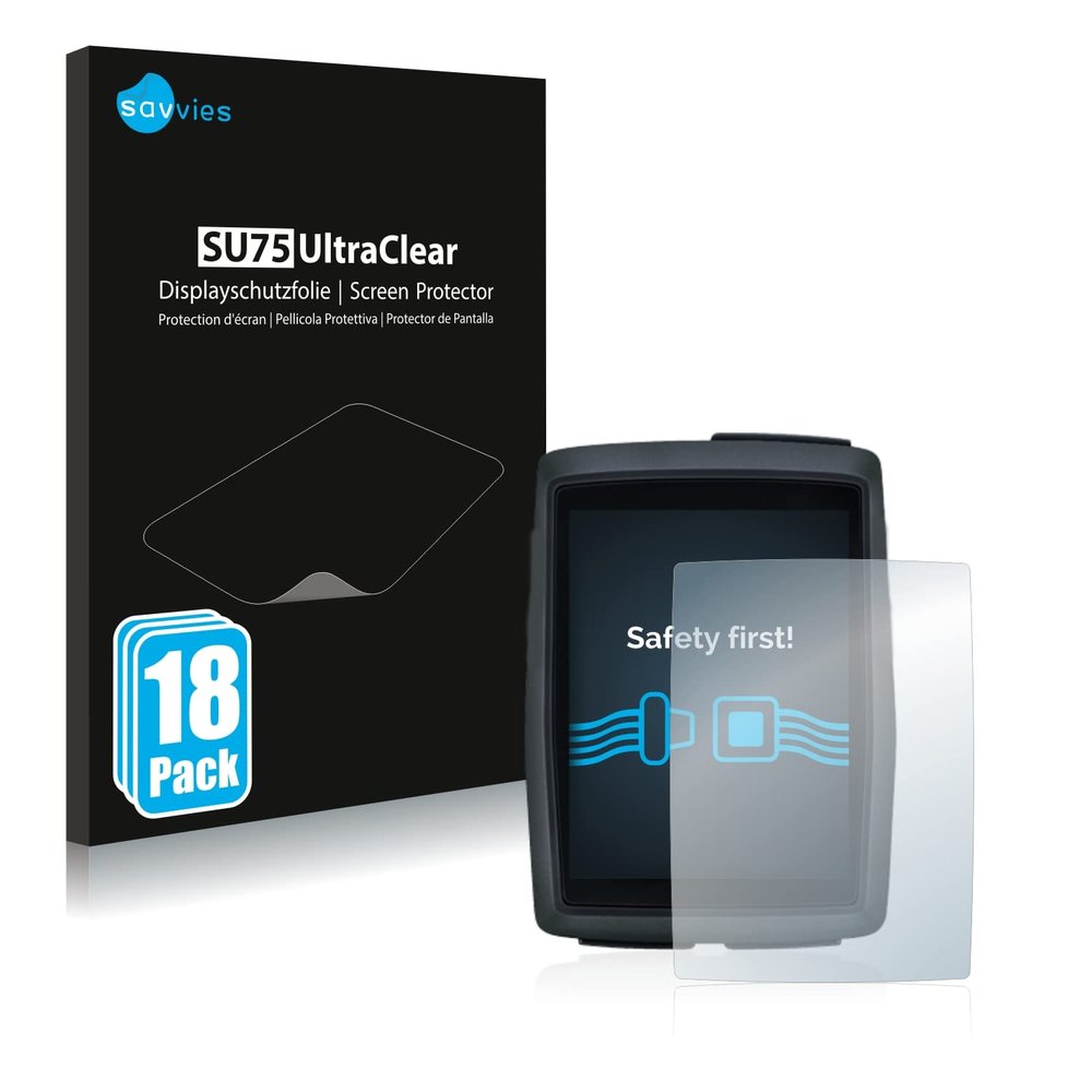 savvies Screen Protector Compatible with Sigma BC 14.0 WL Protection Film Clear 18-Pack