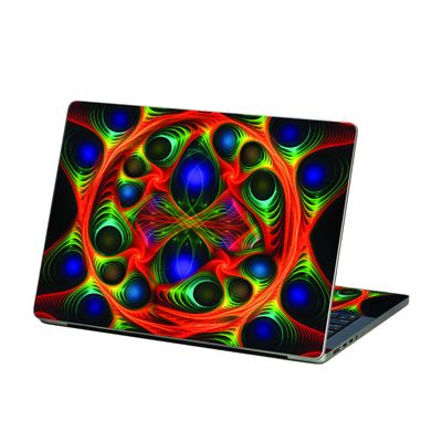 MightySkins Skin Compatible with Apple MacBook Pro 13 M2 (2022) - Fabric Fractal | Protective, Durable, and Unique Vinyl Decal wrap Cover | Easy to Apply, Remove, and Change Styles | Made in The USA