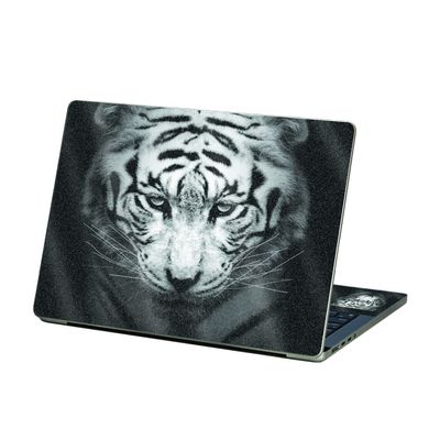 MightySkins Glossy Glitter Skin Compatible with Apple MacBook Pro 13 M2 (2022) - Mono Tiger | Protective, Durable High-Gloss Glitter Finish | Easy to Apply and Change Styles | Made in The USA