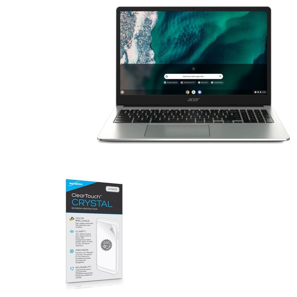 BoxWave Screen Protector Compatible with Acer Chromebook 315 (CB315-4HT) - ClearTouch Crystal (2-Pack), HD Film Skin - Shields from Scratches