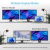 gofanco 4K 60Hz USB-C MST Hub with 2 HDMI Displays  USBC to Dual HDMI Displays, Extended Display Mode, Thunderbolt 3 & 4 Compatible, Windows Only, No macOS, DP Alternate Mode (USBCMST2HD-4K60) view 4
