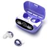 eDealz in-Ear Wireless Bluetooth 5.2 Headphones, Earbuds IPX6 Waterproof with Microphone Rechargeable USB C Case for Smartphones Android iOS (Purple) view 1