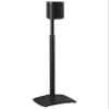 SANUS Adjustable Height Wireless Speaker Stands Designed for Sonos One, One SL, and Play:1 - Tool-Free Adjustment up to 16" and Built-in Cable Management - Black/Single view 1