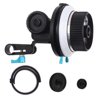 Fotga DP3000 Compact Single 15mm Rail A/B Stops Lens Follow Focus Lever Camera Focus Puller Angel Adjustable for DSLR Mirrorless Video Camera Video Making Filmmaking
