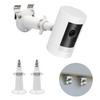 Haoyou Camera Vinyl Siding Wall Mounts No Drill 360 Degree Adjustable, Compatible with Ring Stick up Cam & Ring Outdoor Cam Plus (2Pack White) view 1