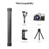 Andoer Universal Carbon Fiber Extension Rod 35cm/13.8" with 1/4" 3/8" Mounting Interface for Video Gimbal Stabilizer view 3