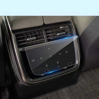 LFOTPP Glass Screen Protector for 2022 Riviian R1T / R1S 6.8 Inch Tempered Glass Car Climate Control Screen Protector 9H Car Infotainment Stereo AC Display Center Touchscreen Protective Film