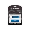 Kingston Ironkey Keypad 200 32GB Encrypted USB | Alphanumeric Keypad | Multi-Pin Access | XTS-AES 256-bit | FIPS 140-3 Level 3 Certified | Brute Force & BadUSB Protection | IKKP200/32GB,Blue view 3