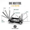 Bike Multitool - Bike Tool Kit -12 In 1 Lightweight Stainless Steel Bicycle Multi tool - Safety Locking, Survival Gear With Hex Key, Screwdriver, Chain Cutting Tool by Hayvenhurst view 3