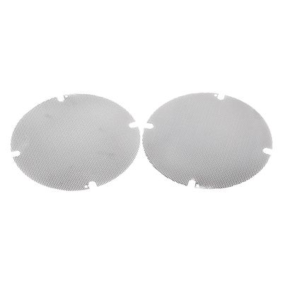 YDLMT 1 Pair Mesh Chrome Rear Tour Pak Speaker Grille Covers for Harley Road Glide Street Glide Tri Electra Glide FLHTK FLHTCU FLHTCUTG 2014-2023