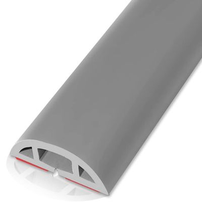 Floor Cord Cover Floor Cord Protector Gray 3.3 Ft Home Floor Cord Protector, 3cm Width Floor Cord Management, Self-Adhesive PVC Floor Cord Hider, for Concert (Color : Gray Color, Size : 10 ft)