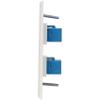 Pasotim Ethernet Wall Plate 4 Port Wall Plate Female-Female Compatible with for Cat7/6/6E/5/5E Ethernet Devices -Blue view 2