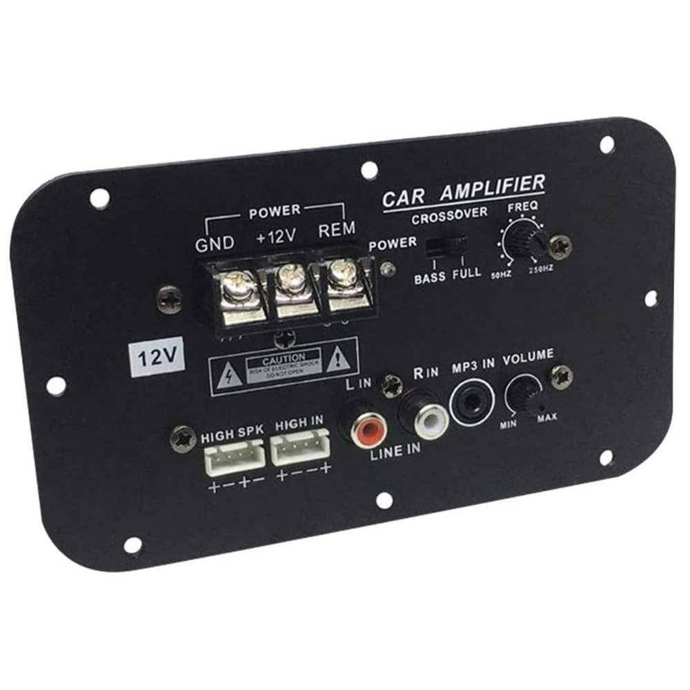 Pasotim Car Subwoofer Amplifier Board, 500W Subwoofer High HiFi Amplifier Board DC 12V