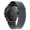 Compatible with Garmin Fenix 8/8 Pro 51mm/Fenix 7X/6X/6X Pro/5X/5X Plus, 26mm Nylon Hook Loop Quick Easy Fit Watch Band Breathable Strap Replacement for Garmin Descent MK1/D2 Delta PX/D2 Charlie,Grey view 1