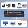 8K@60Hz HDMI Splitter 1 in 3 Out, 1x3 HDMI 2.1 Splitter Support 4K@120Hz, 1080P@240Hz VRR HDCP2.3 HDR HDR10 48Gbps EDID Dolby Atmos 7.1ch, Only Duplicate/Mirror Screens Not Extend view 2