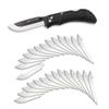 OUTDOOR EDGE Onyx EDC 3.5" Folding Pocket Knife  Replaceable Blade System with 27 Razor-Sharp Blades, Pocket Clip & Lockback Safety - Everyday Carry Knife for Outdoorsmen, Hunters & DIY Tasks view 1