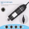 Andoer 1600X USB Portable Mini Electronic Microscope Handheld Digital Magnifier for Laptop Desktop Insect Skin Plant Observation Industrial Testing Circuit Board Detection Knitwear Testing view 4