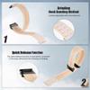 CUZOW Hook Loop Nylon Watch Band Compatible with Fenix 8/ 8 pro 47mm/ 7/ 6/ 6 pro/ 5 /5 Plus, Quickfit 22mm Rugged Bands for Forerunner 965/745/945/Epix Gen 2/Approach s62/Instinct, Pink view 3