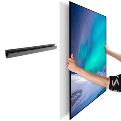 AENTGIU Studeless TV Wall Mount, No Stud Drywall Wall TV Bracket Hanger for 12-55 inch Flat Screen TVs, No Drill tv mounting Bracket, No Anchors, No Damage, 1 Minute Install, All Hardware Included
