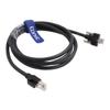 Eonvic Gigabit Ethernet Cable RJ45 Angled with Thumbscrew Locking for Industrial CCD Camera (8M) view 2