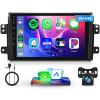 2+64G Android Stereo for Suzuki SX4 2006-2013 Support Wireless Carplay&Android Auto with 9 inch Touchscreen GPS Navigation Bluetooth USB WiFi FM/RDS Radio Receiver Backup Camera view 1