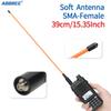 ABBREE AR-771C GMRS (155/462MHz) Antenna 15.3inch Whip Antenna SMA-Female for Baofeng UV-5R UV-5G Mini GMRS GM-15Pro GM-5RH UV-5G Plus TD-H3 UV-9G Radioddity GM-30 Plus GMRS Radios(Orange) view 2