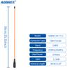 ABBREE AR-771C GMRS (155/462MHz) Antenna 15.3inch Whip Antenna SMA-Female for Baofeng UV-5R UV-5G Mini GMRS GM-15Pro GM-5RH UV-5G Plus TD-H3 UV-9G Radioddity GM-30 Plus GMRS Radios(Orange) view 3