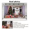 10x10ft Outdoor Scene Holiday Party Christmas Photo Background Christmas Trees Xmas Gifts Photography Backgrounds for New Year Party Banner Family Holiday Party Supplies view 3