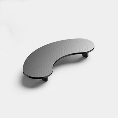 C'ESTBON Modern Design Arc Corner Monitor Stand, Color&Size Optional Corner Laptop Stand, Strong Load-Bearing Monitor Riser, for Monitor, Laptop, Tablet (Color : Light Grey, Size : Small-4.3inch)