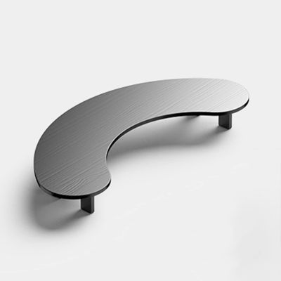 C'ESTBON Modern Design Arc Corner Monitor Stand, Color&Size Optional Corner Laptop Stand, Strong Load-Bearing Monitor Riser, for Monitor, Laptop, Tablet (Color : Black, Size : Large-4.3inch)