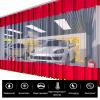 Outdoor Clear Waterproof Tarpaulin Side Panels, PVC Heavy Duty Transparent Tarp Curtains with Grommets, Weatherproof Partition Curtains for Pergola Porch Garden Gazebo,WH-1.72m(5.6 * 6.6ft) view 4
