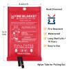 Fire Blanket for Home Emergency Survival  Fiberglass Suspend Fire Flames Suspension Blankets for Home and Kitchen School Grill Garage House Warehouse Safety (4pcs-FireBlankets) view 3