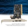 1394 Firewire Card, PCI 3 Ports Expansion Card, with 1 Lane PCI Express with 2.5GB/s Full Duplex Channel, for Desktop PC and DV Connection Application view 4
