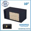 10" Single Vented Slot Ported Bandpass Sub Box Subwoofer Enclosure Speaker Box Ground Shaker view 2