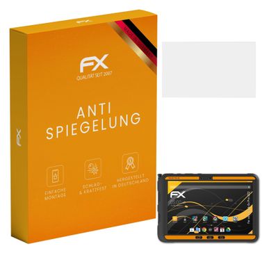 atFoliX Screen Protector compatible with ecom Tab-Ex Pro DZ2 Screen Protection Film, anti-reflective and shock-absorbing FX Protector Film (2X)