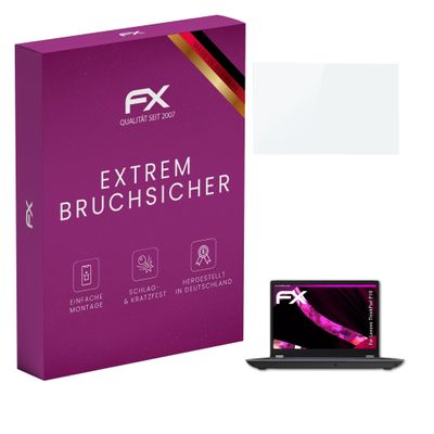 atFoliX Plastic Glass Protective Film compatible with Lenovo ThinkPad P16, 9H Hybrid-Glass FX Screen Protector