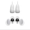 Pure Resonance Audio PD6W 6.5" Weather-Resistant Pendant Speakers (6 Speakers, White) view 1