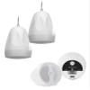 Pure Resonance Audio PD6W 6.5" Weather-Resistant Pendant Speakers (4 Speakers, White) view 1