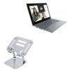 BoxWave Stand and Mount Compatible with Lenovo ThinkPad X13 (20XH) - Executive VersaView Laptop Stand, Ergonomic Adjustable Viewing Angle Metallic Riser - Metallic Silver view 1
