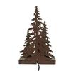 Zeckos Rude Bigfoot Accent Lamp, 12 Inch Rustic Metal Forest Scene view 3