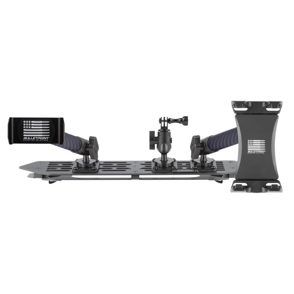 Bulletpoint RubiGrid Multiple Device Dash Mount Platform for Phone, Tablet & Action Camera Compatible with 20182023 Jeep Wrangler JL (NOT 4xe) & 20202023 Gladiator
