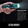 GORILLA GRIP Powerful LED Tactical Flashlight, 750 FT High Lumens 5 Adjustable Modes, Water Resistant, Ultra Bright Zoom Flashlights, Small Mini Flash Light, Camping, Night Dog Walking, Teal Blue view 3