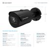Amcrest 2-Pack UltraHD 5MP Outdoor POE Camera 2592 x 1944p Bullet IP Security Camera, Outdoor IP67 Waterproof, 103 FOV, 2.8mm Lens, 98.4ft Night Vision, 5-Megapixel, IP5M-B1186EB-28MM (Black) view 3