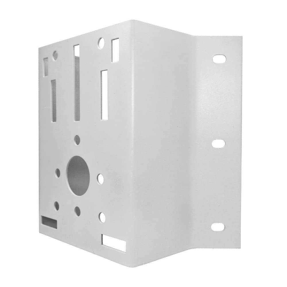 DS-1276U cm Universal Corner Mount Bracket Adapter Compatible with Most HIK Da Hua CCTV Network Surveillance Camera, White, (4 Pack)
